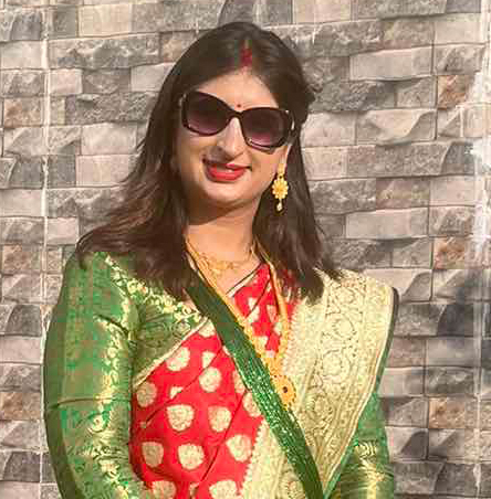 Successful student from Broadway Infosys Mrs. ⁨Ashmita Pathak