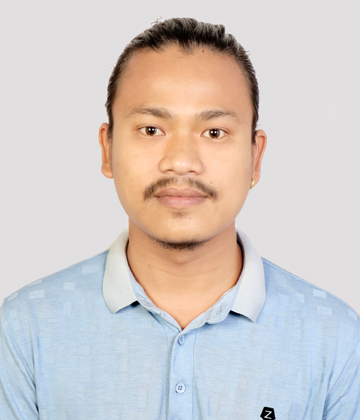 Successful student from Broadway Infosys Mr. ⁨Bishnu Khojwar