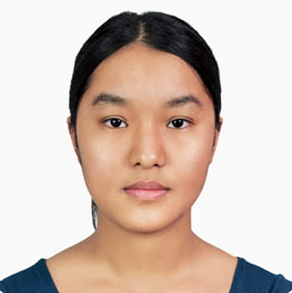 Successful student from Broadway Infosys Ms. Rojina Thing