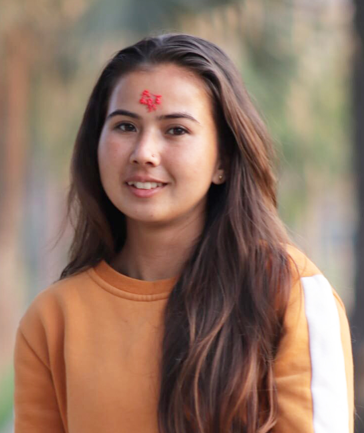 Successful student from Broadway Infosys Ms. Puja Bam