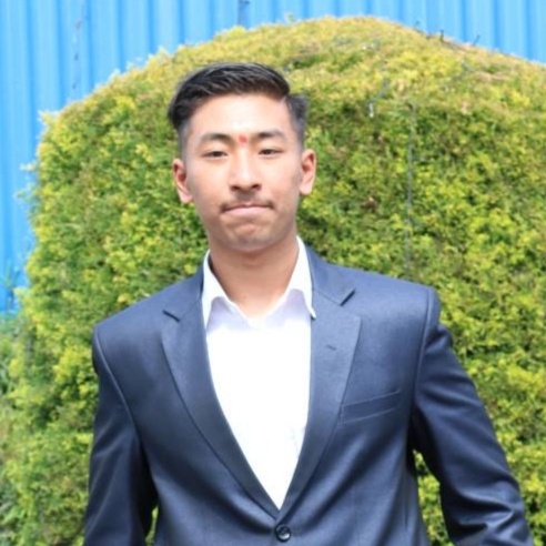 Successful student from Broadway Infosys Mr. ⁨Aayush Koju