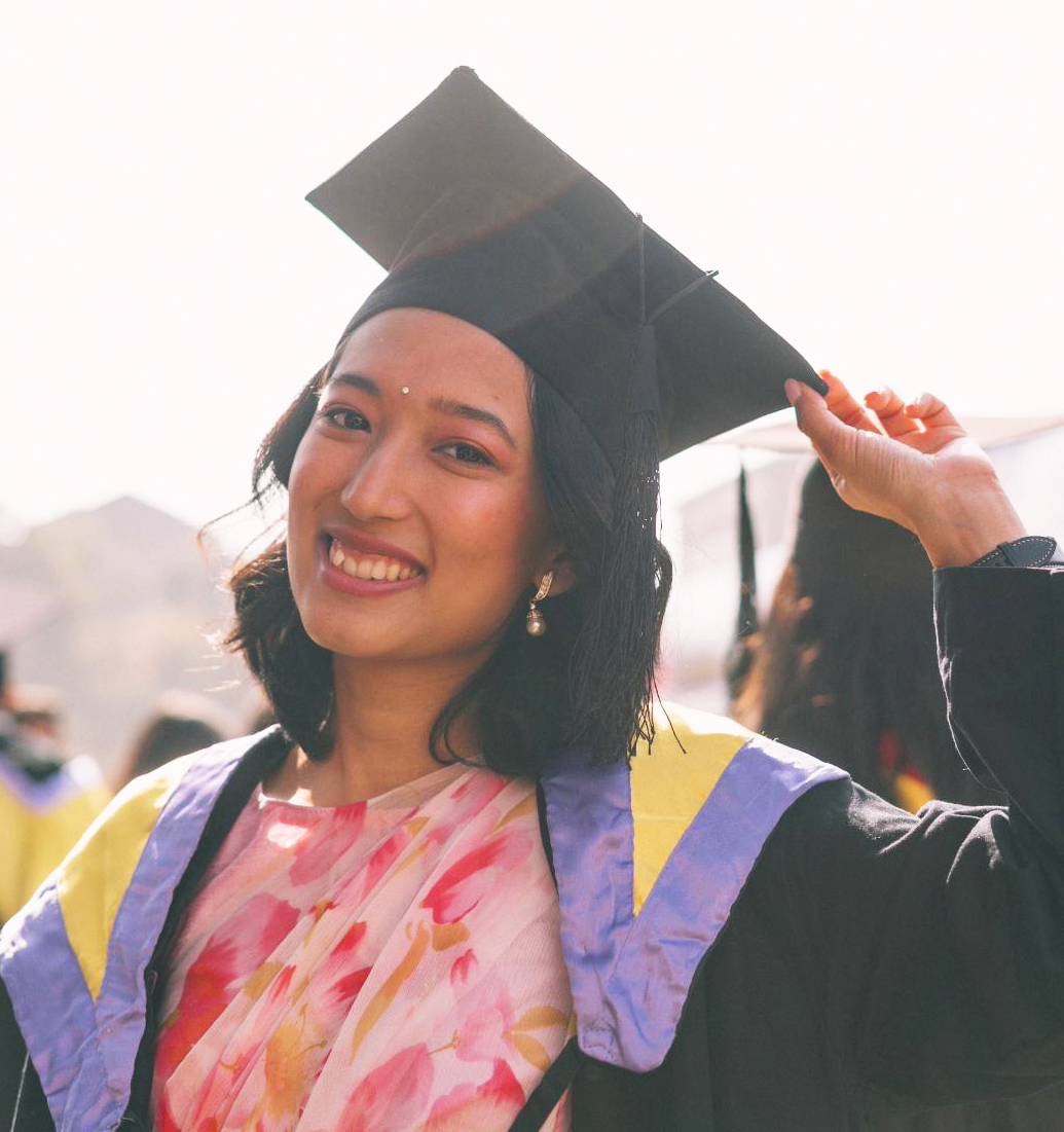 Successful student from Broadway Infosys Ms. Sworna Joshi