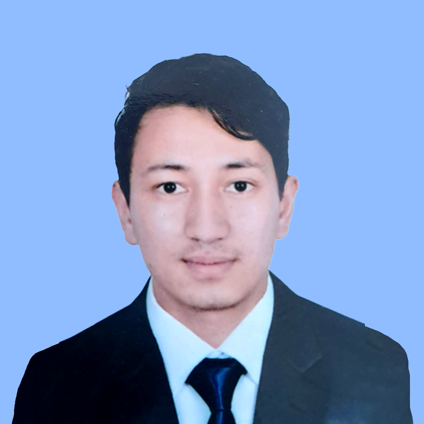 Successful student from Broadway Infosys Mr. ⁨Bishal Lama