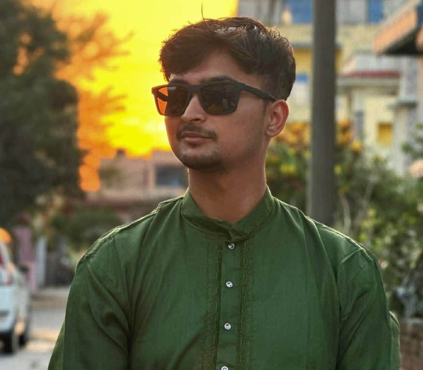 Successful student from Broadway Infosys Mr.  Aryan Bhattarai