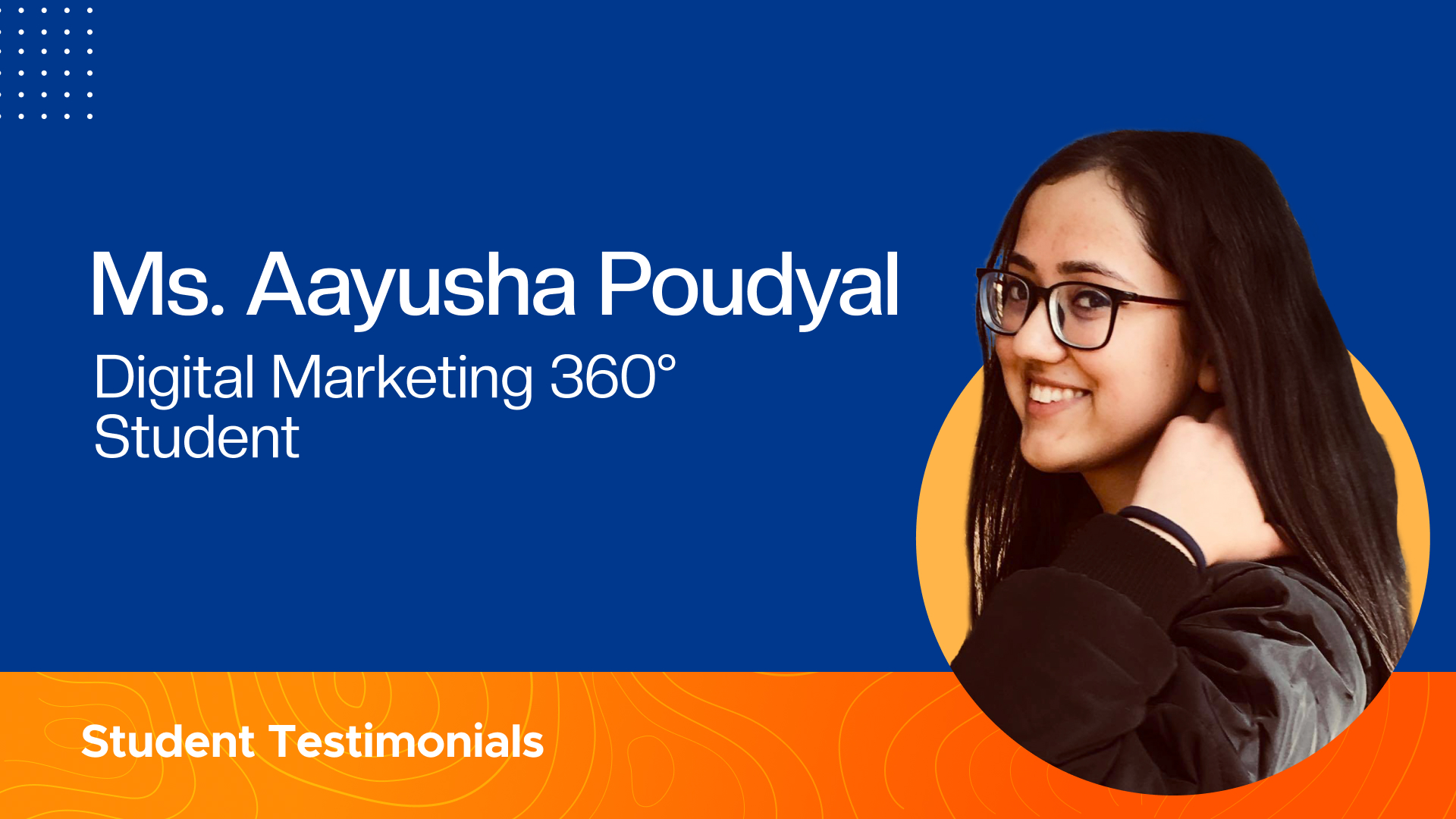 Aayusha Poudyal Testimonial